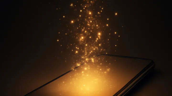 NOVA9SPIN COM - Modern phone with glowing screen NOVA9SPIN COM Modern phone with glowing screen